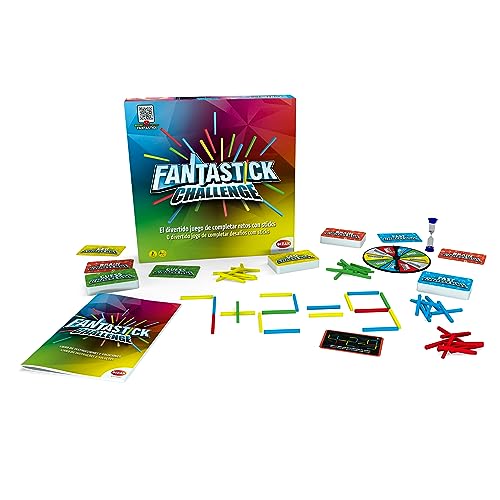 Bizak Juego Fantastick Challenge, Divertido juego de retos con sticks para familias y amigos (35001937)