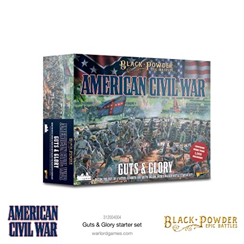BlackPowder Epic Battles - Juego de iniciación de la Guerra Civil Americana - Guts & Glory