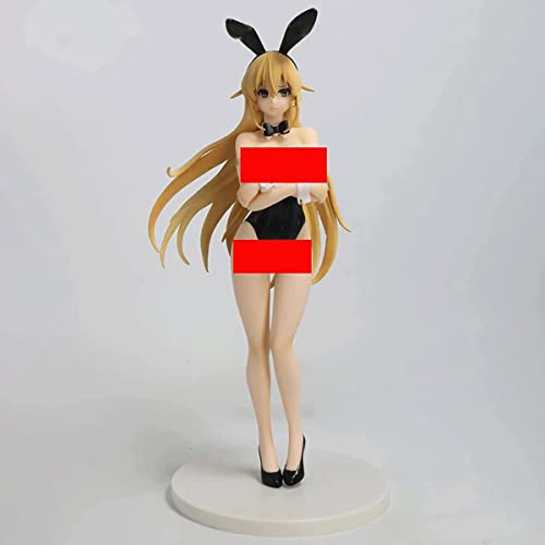 BOANUT Figura de Anime de Liberation B-Style Food Battle Shokugeki No Soma Nakiri Erina Pierna Desnuda Little Rabbit Girl PVC Personaje de acción Estatua de pie Personajes de Dibujos Animados Figuras