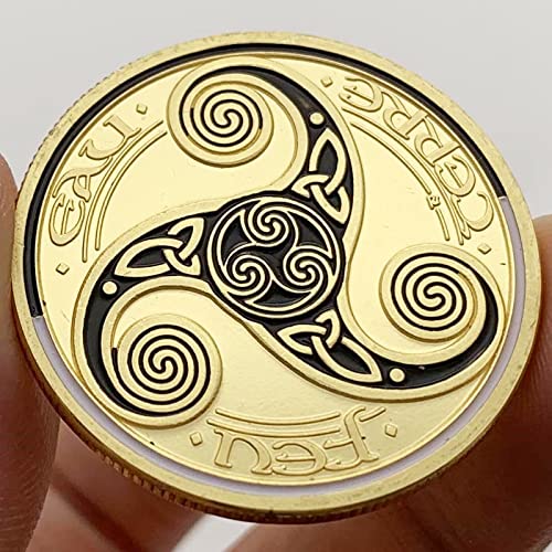 BOKJG Colección de Monedas de Oro Regalo de Recuerdo Totem Cultura Desafío Boletín de Monedas