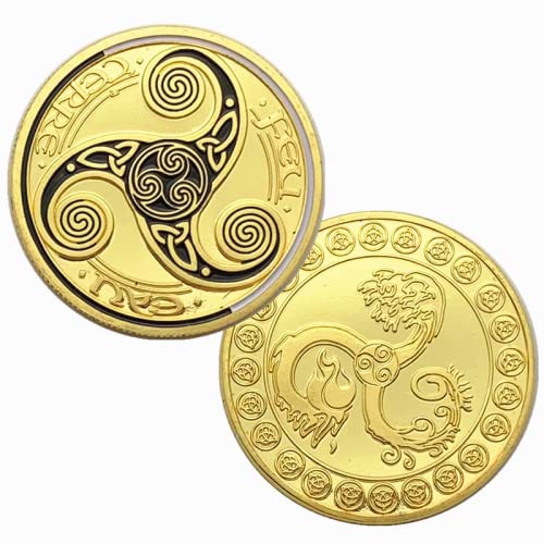 BOKJG Colección de Monedas de Oro Regalo de Recuerdo Totem Cultura Desafío Boletín de Monedas