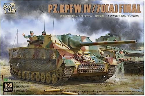 Border Modelo BT-026 Jagdpanzer IV L/70, Panzer IV/70(A) final escala 1:35, maquetas de plástico Tanque 1 35