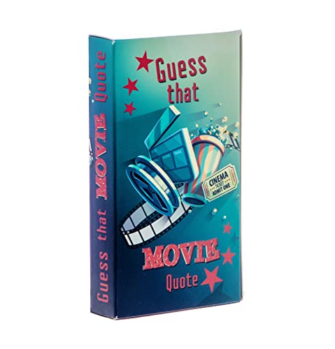 Boxer Gifts Guess That Movie Quote Quiz | Divertida película temática Trivia Fiesta/Juego familiar