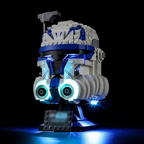 Bricklight Kit de luz LED para casco LEGO 75349 Star War Captain Rex™ (solo kit de luz)