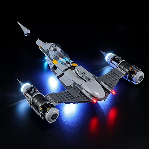 BRIKSMAX Kit de iluminación LED para Lego Star Wars Caza Estelar N-1 de The Mandalorian - Compatible con Lego 75325 Building Blocks Model- No incluir el Conjunto de Lego