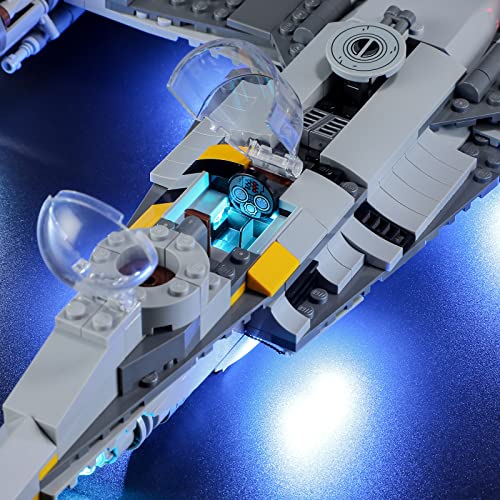 BRIKSMAX Kit de iluminación LED para Lego Star Wars Caza Estelar N-1 de The Mandalorian - Compatible con Lego 75325 Building Blocks Model- No incluir el Conjunto de Lego