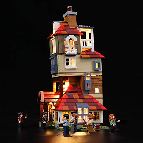 BRIKSMAX Kit de iluminación LED paraHarry PotterAtaque a la madriguera - Compatible con Lego 75980 Building Blocks Model- No incluir el Conjunto de Lego