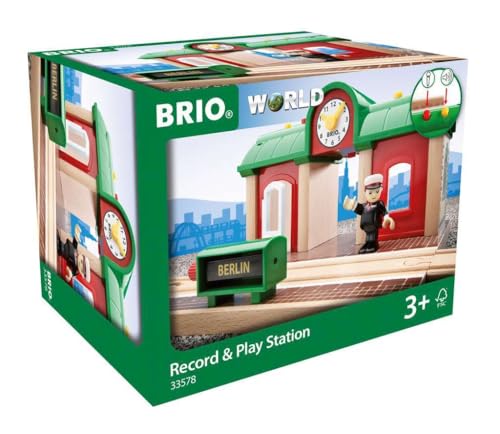 BRIO - Estación de Tren con grabadora de Sonidos (33578)