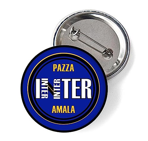 Broche Inter 32mm pins deporte fútbol - Fullcolor, 32mm, Metal, ninguna.