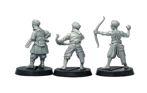 Brother Vinni Saracen Archers, Miniatures de Resina de 28 mm para Jugar Saga