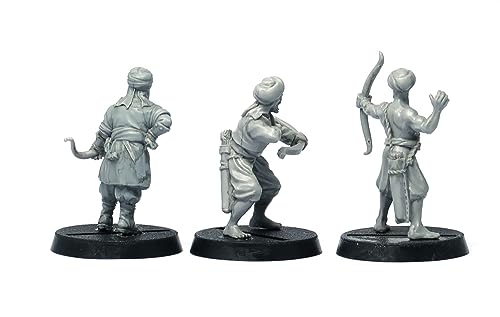 Brother Vinni Saracen Archers, Miniatures de Resina de 28 mm para Jugar Saga