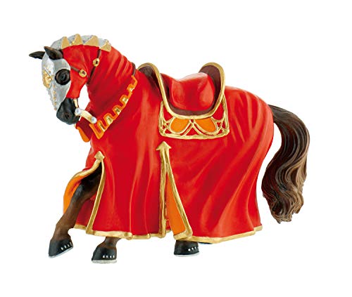 Bullyland 80768-Figura Caballo Rojo, Coleccionable de fantasía, Aprox. 14 cm de Altura, Figura Pintada a Mano, Libre de PVC, para niños para el Juego imaginativo, Color Colorido (Bullyworld 80768)