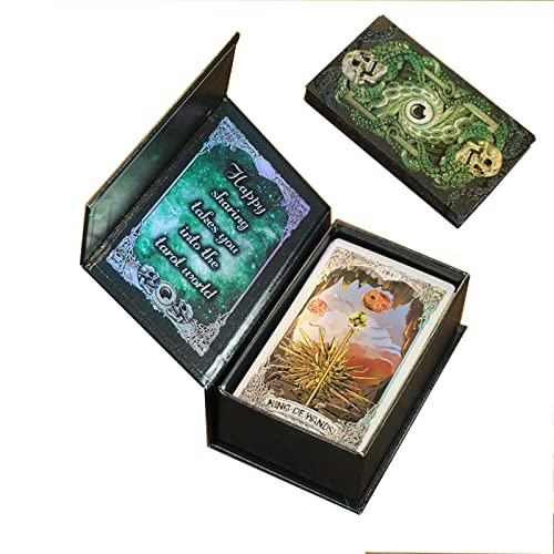 CABINE Mazo de Cartas de Tarot, Cthulhu Mitología Del Destino de Tarjetas de Pronóstico Juego para Los Amantes Del Tarot Cartas de Juego de Mesa