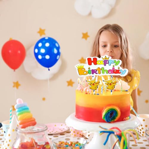 Cake Topper,Decoración Tartas Infantiles, Adornos Tartas Cumpleaños Infantil,Decoracion Tartas Cumpleaños,Decoraciones de Cumpleaños para Niños