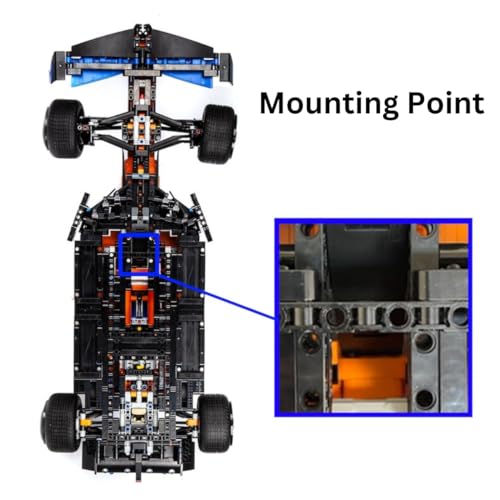 Capricorn Goods Gancho de montaje en pared para Lego 42141 Technic McLaren Formula 1 2022 réplica de coche de carreras kit de construcción – F1 Motor Sport Set