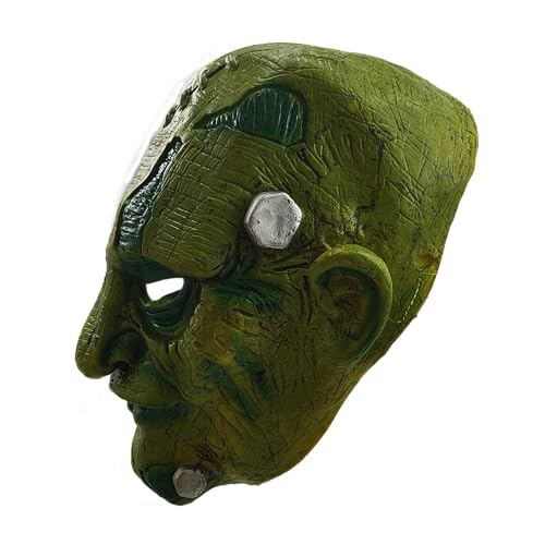 Carnavalife Mascara Frankenstein Adulto Niño Latex, Mascara Halloween Adulto Niño, Mascara Monstruo Verde,Mascara Disfraz Frankenstein