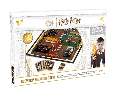 Cartamundi Harry Potter Hogwarts Wizardry Quest - Juego de Mesa, Llamando a Todos los superfans de Harry Potter. para 2 a 4 Jugadores, Gran Regalo para niños a Partir de 8 años