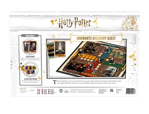 Cartamundi Harry Potter Hogwarts Wizardry Quest - Juego de Mesa, Llamando a Todos los superfans de Harry Potter. para 2 a 4 Jugadores, Gran Regalo para niños a Partir de 8 años