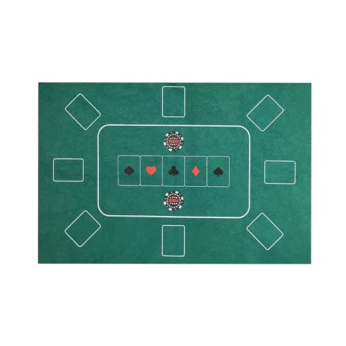 Casa e Benessere Kit distribuidor de cartas de juego electrónico + 2 mazos de póquer, mezcla de cartas automática, funciona con baterías, mezclador juego uno, burraco (60 x 90)