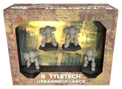 Catalyst Game Labs - BattleTech UrbanMech Lance - Miniature Game -English Version