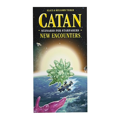 CATAN Starfarers - Expansión de escenario New Encounters - Construye tu legado en el espacio. Juego de estrategia para niños y adultos, a partir de 14 años, 3-4 jugadores, tiempo de juego de 120 a 150