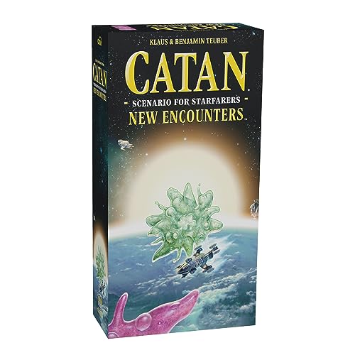 CATAN Starfarers - Expansión de escenario New Encounters - Construye tu legado en el espacio. Juego de estrategia para niños y adultos, a partir de 14 años, 3-4 jugadores, tiempo de juego de 120 a 150
