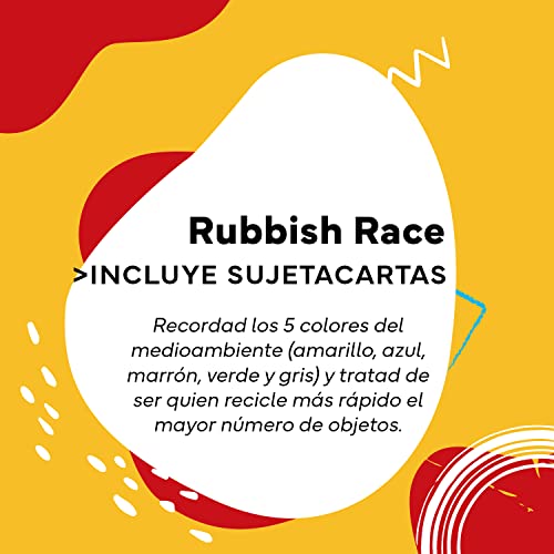 Cayro - Rubbish Race - + 6 Años - Premio Juguete del Año - Juego de Mesa para Niños - Diversión Mientras Aprenden a Cómo Reciclar - De 2 a 6 Jugadores