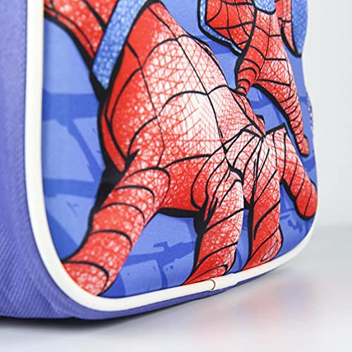 Cerdá - Mochila Infantil Niños 1-5 Años de Spiderman con Licencia Oficial de Marvel Studios® - Medidas 25 x 31 x 10 cm