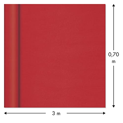 Clairefontaine 95706C - Rollo Kraft, para Regalo, Manualidades, 65gr. Tamaño del rollo: 3m x 0,70m - Color - Rojo