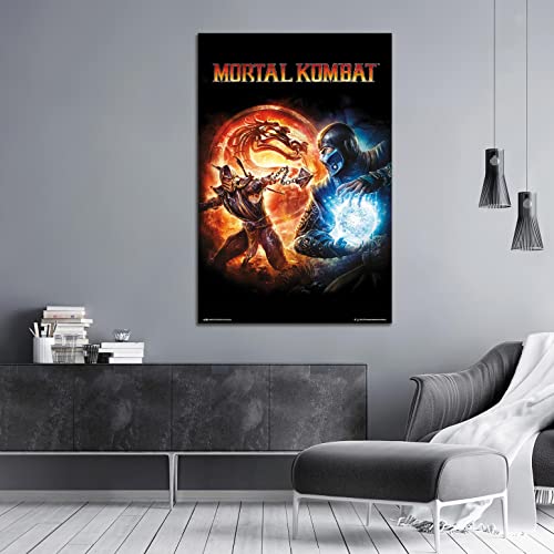 Close Up Póster Mortal Kombat 9 - Ninjas & Dragon (61cm x 91,5cm)