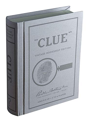 Clue Linen Book Vintage Edition Board Game by Winning Solutions