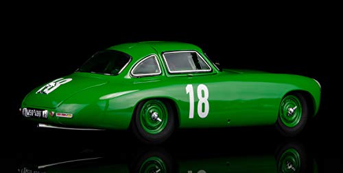 CMC-Classic Model Cars Mercedes 300 SL 1952 Gran Premio de Berna 18 Kling, Green Limited Edition escala 1:18 detallada montado coleccionable histórico vehículo antiguo réplica