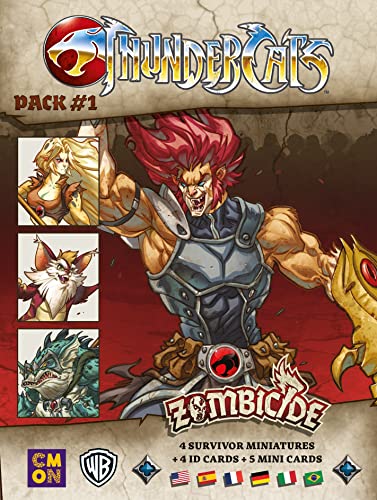CMON - Edge Entertainment GUFPR06 Zombicide: Thundercats Pack 1 Juego de Miniaturas, en Español
