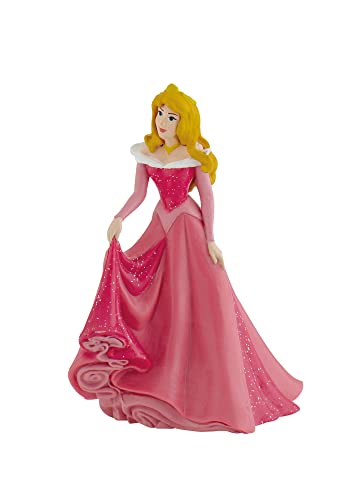 Comansi Princess Juego Aurora de la Bella Durmiente de Walt Disney, Aprox. 10 cm, Fiel al Detalle, óptimo como Figura de Pastel y pequeño Regalo para niños a Partir de 3 años, Multicolor (12843)