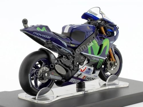 Compatible con 2015 Yamaha YZR-M1 Nº46 Valentino Rossi MotoGP 1:18 Editorial Salvat ROSSI1002