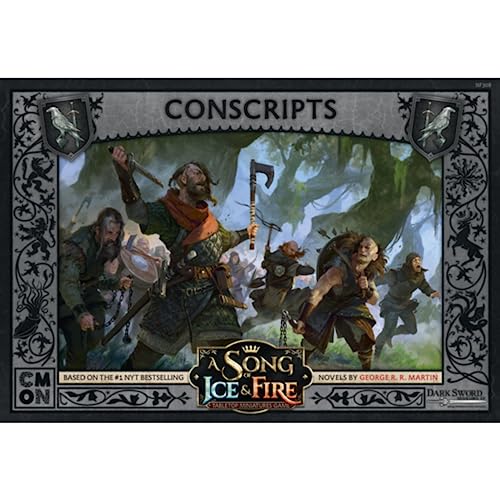 Cool Mini or Not - A Song of Ice and Fire: Night's Watch Conscripts Unit Expansion - Miniature Game