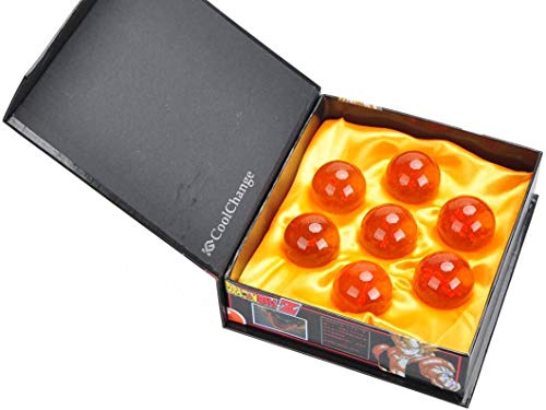 CosplayStudio Juego de 7 pelotas de Dragon Ball de Son Goku en una caja de colección