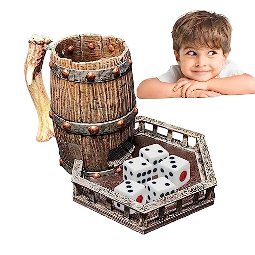 cypreason dados mesa | Torre dados con ruedas, mesa, bandeja con ruedas, minijuegos, accesorios para fiestas
