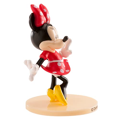 Dekora- Decoracion para Tartas Minnie Mouse de PVC con una Pose de Auténtica Figura del Cine y Televisión, Multicolor (347174)