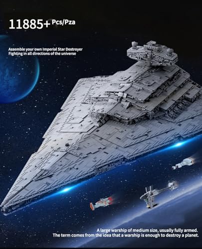 Desctructor Estelar Imperial de Construcción Kit,11885 Piezas Juguete de Colección Regalos para Adultos Niños y Niñas Maqueta de Construcción,Compatible con Lego Star Wars A