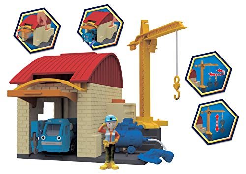 Dickie Toys The Builder 203133010 - Juego de Garaje para Juegos (10 x 12 cm), diseño de Bob el Constructor