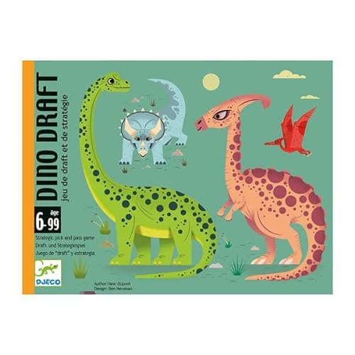 Dino Draft dinosaurios - Games - Playing cards (DJ05093)Djeco