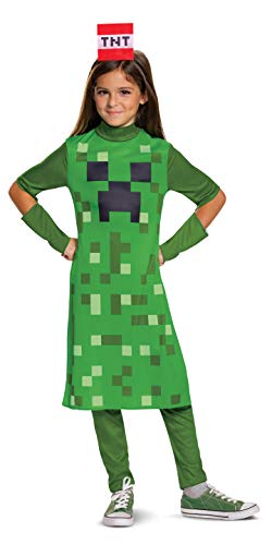 Disguise Disfraz Minecraft Niño Creeper Clásico, Disfraz Halloween Niño Disponible en Talla M