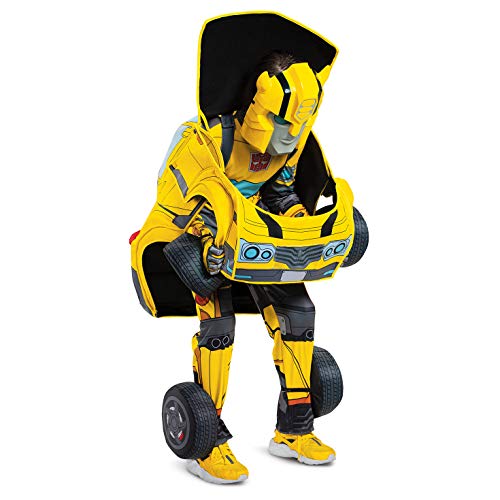 DISGUISE Oficial - Disfraz Bumblebee Niño Convertible En Autobot, Disfraz Transformers Niño, Disfraz Robot Niño, Disfraz Coche Niño, Disfraz Carnaval Niño Talla M