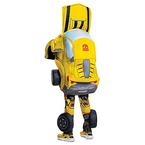DISGUISE Oficial - Disfraz Bumblebee Niño Convertible En Autobot, Disfraz Transformers Niño, Disfraz Robot Niño, Disfraz Coche Niño, Disfraz Carnaval Niño Talla M