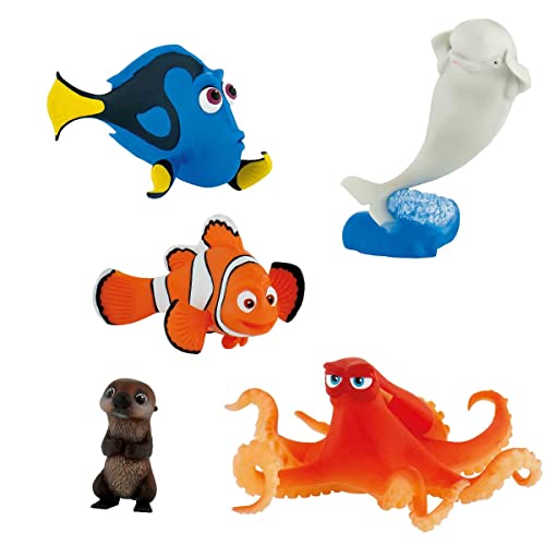 Disney Buscando a Dorie/Buscando a Nemo - Juego de figuras de 5 piezas