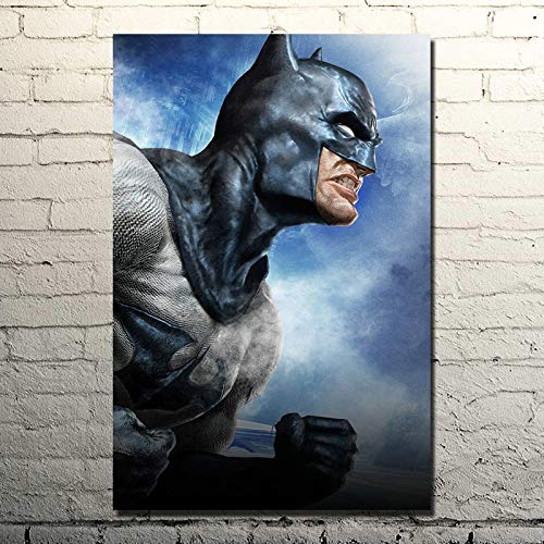 DIY Pintar por números Batman Art Videojuego Dead Hero Figure pintar por numeros personalizado Con pincel y pintura acrílica pintura por números para adultos lienzos50x70cm(Caja combo)