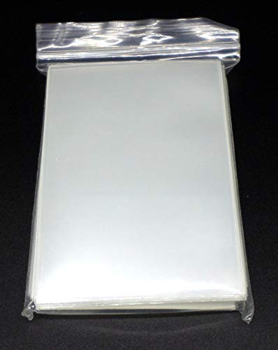 docsmagic.de 50 Premium Protection Inner Card Sleeves Clear - 63,5 x 88 Standard Size 64 x 89 - Fundas
