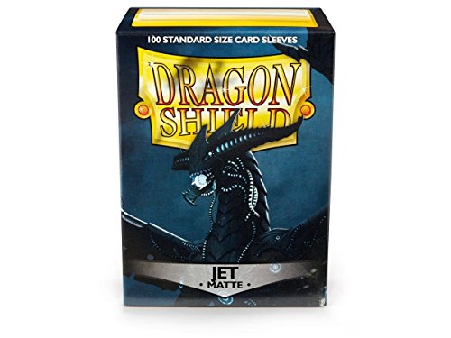 Dragon Shield Paquete individual de fundas para tarjetas de tamaño estándar mate Jet de 100 unidades