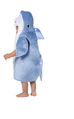 Dress Up America Tiburón bebé - Disfraz de tiburón azul para niños - Gran disfraz de Halloween para niños